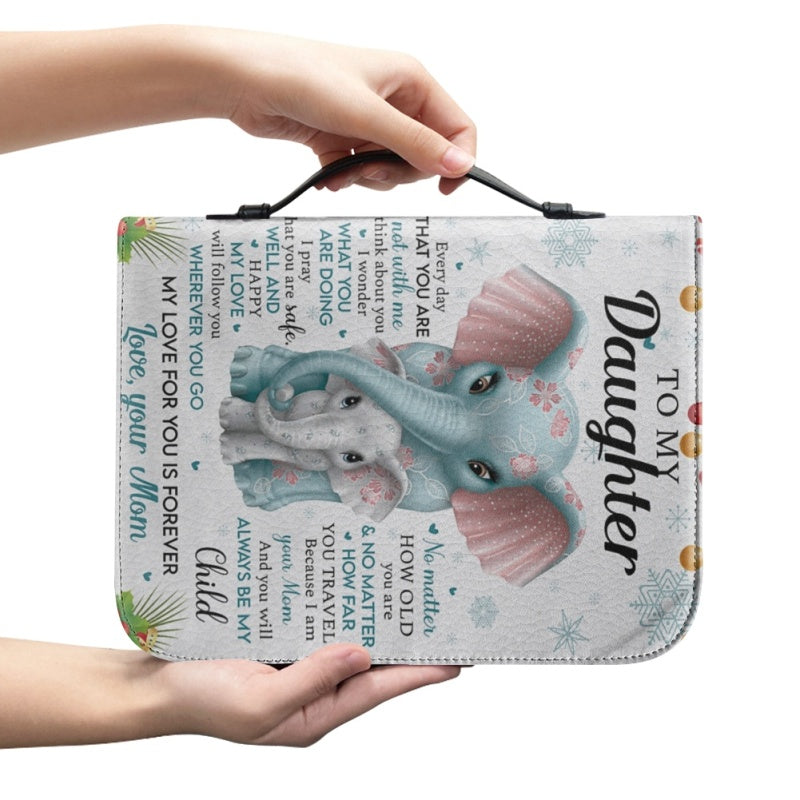 Personalized To My Daughter Bible Cover