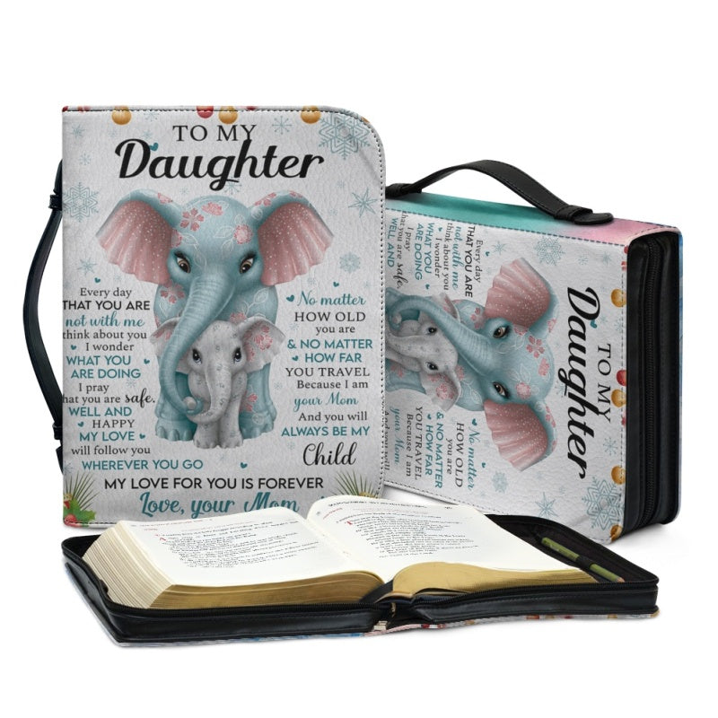Personalized To My Daughter Bible Cover