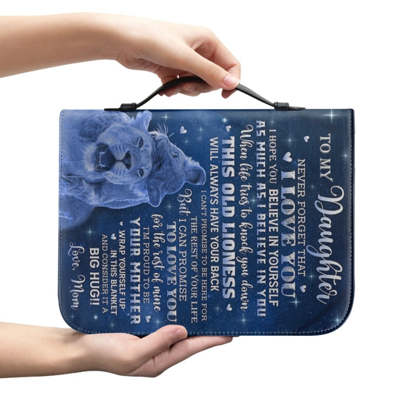 To My Daughter From Mom Personalized Bible Cover