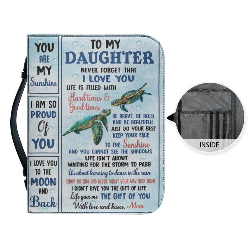 Personalized To My Daughter Bible Cover