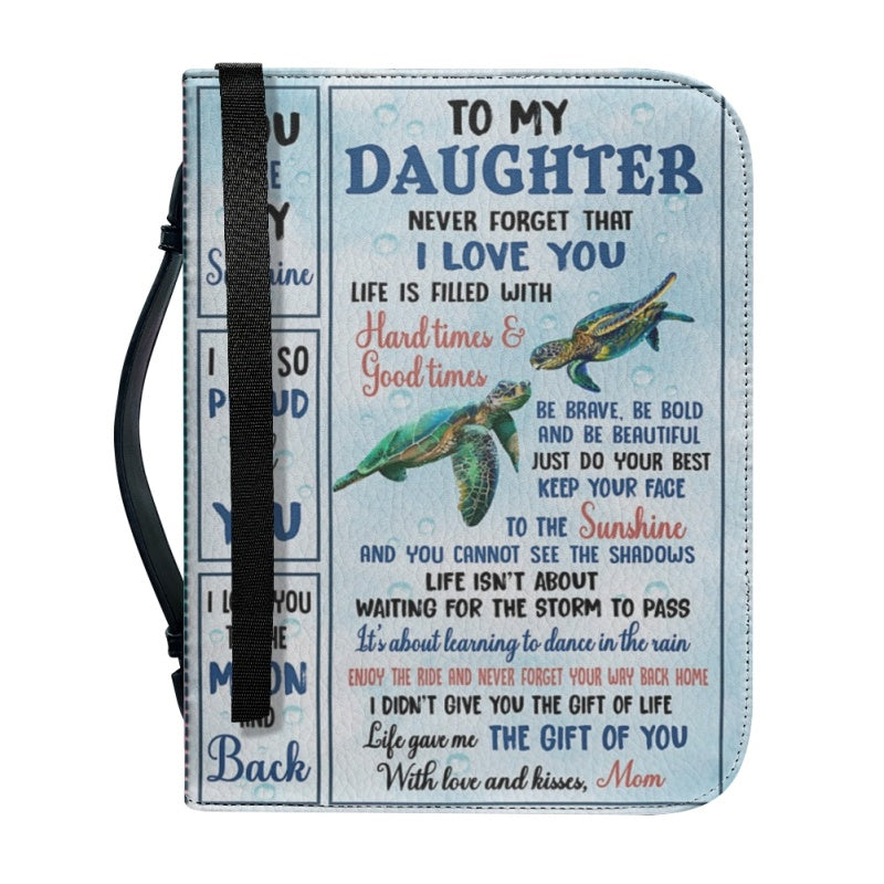 Personalized To My Daughter Bible Cover
