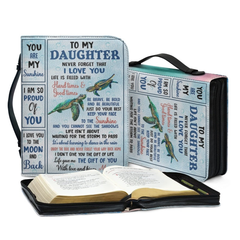 Personalized To My Daughter Bible Cover