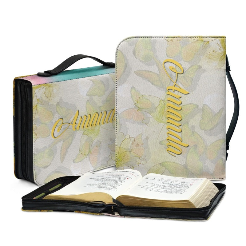 To My Daughter From Mom Personalized Bible Cover