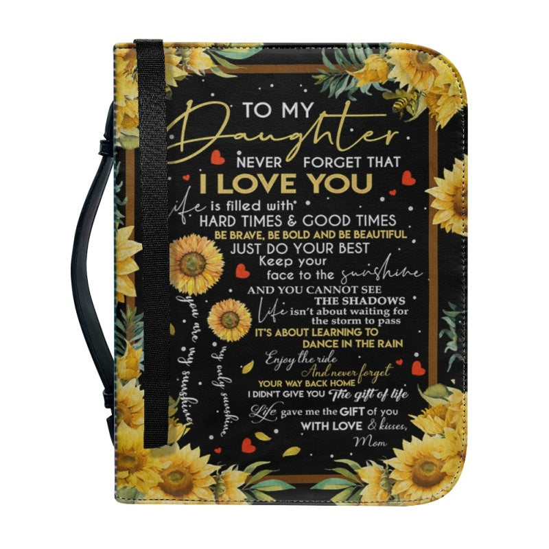 To My Daughter From Mom Personalized Bible Cover