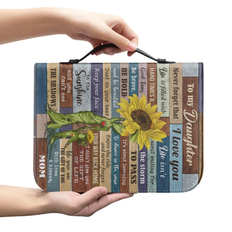 Personalized To My Daughter From Mom Bible Cover