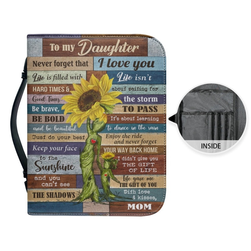 Personalized To My Daughter From Mom Bible Cover