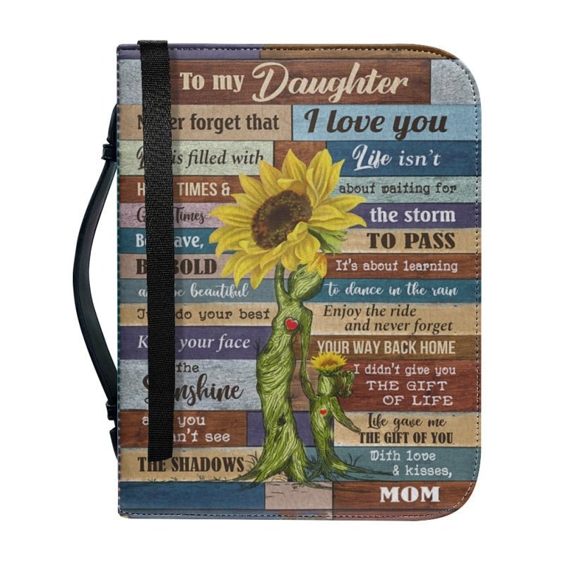 Personalized To My Daughter From Mom Bible Cover
