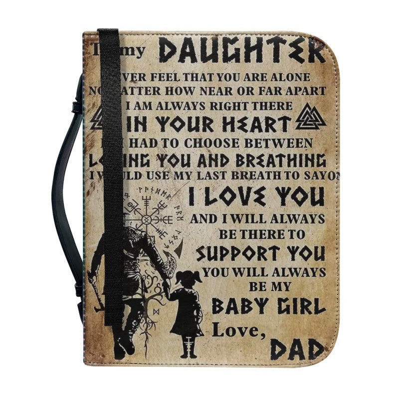 To My Daughter from Dad Personalized Bible Cover
