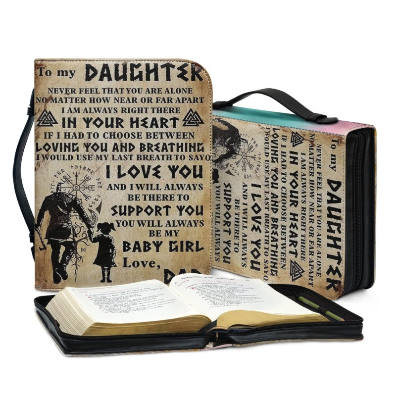 To My Daughter from Dad Personalized Bible Cover