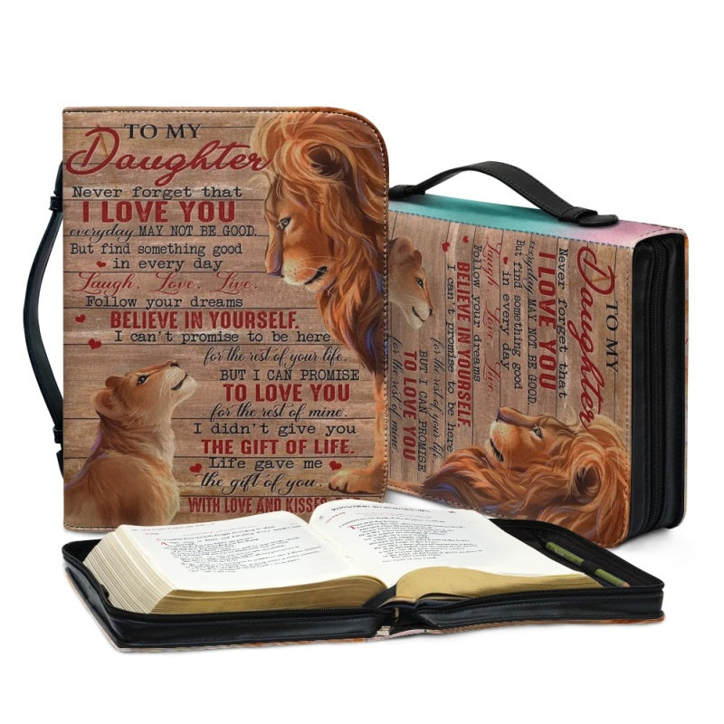 To My Daughter From Mom Personalized Bible Cover