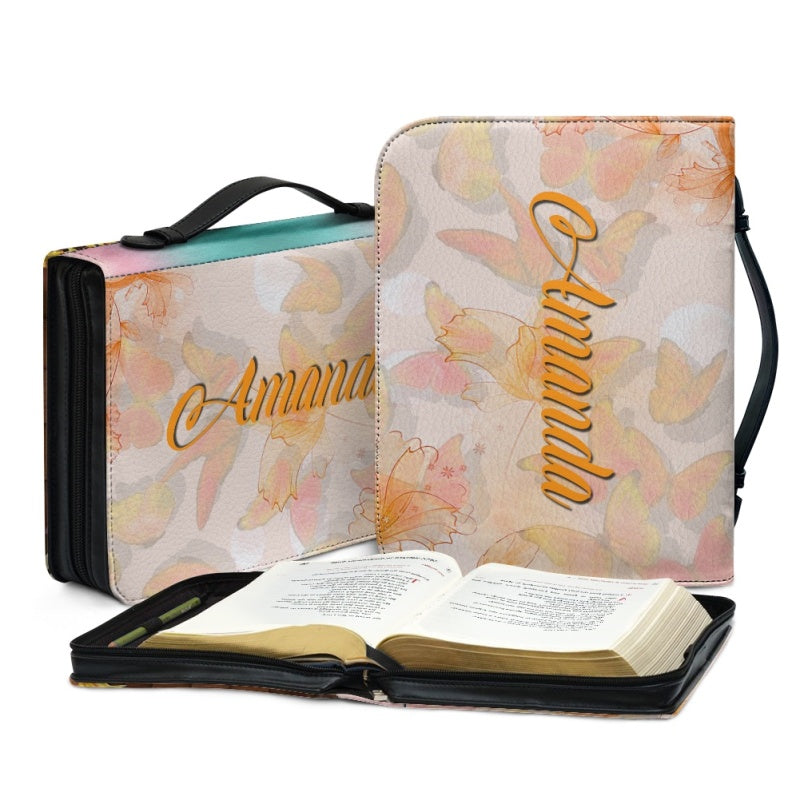 To My Daughter From Mom Personalized Bible Cover
