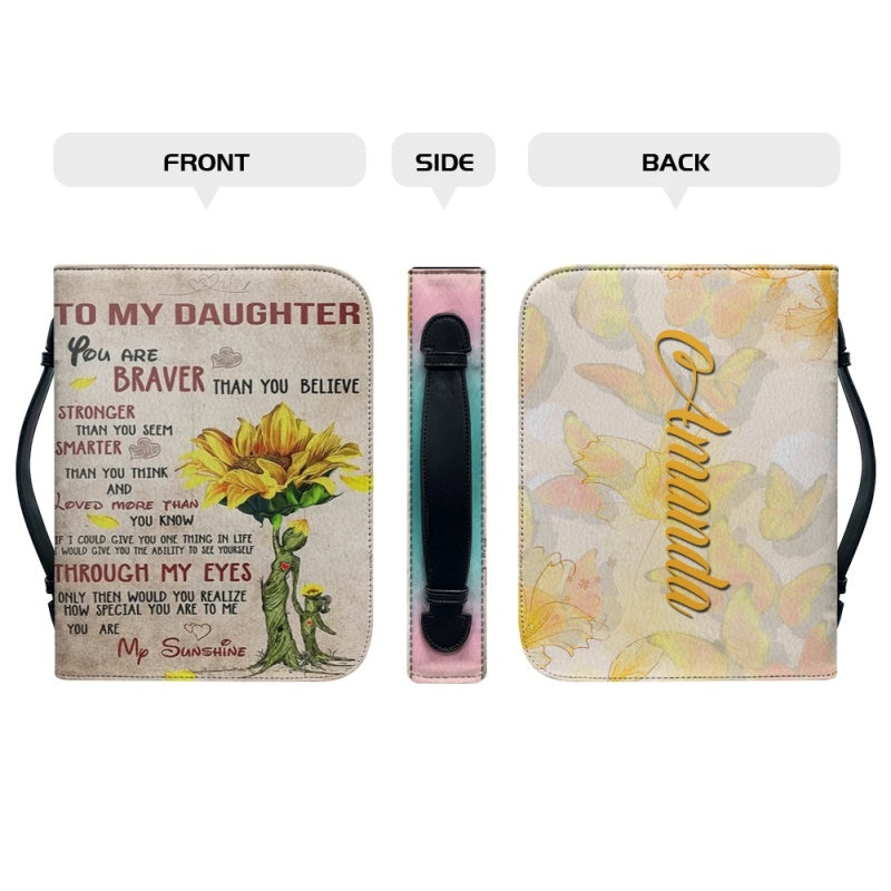 Personalized To My Daughter Bible Cover
