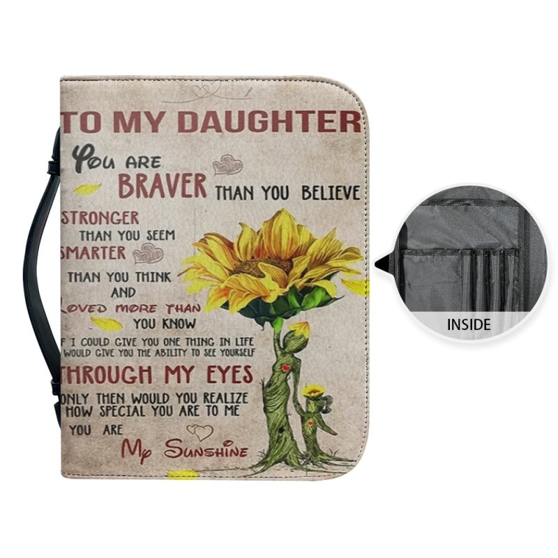 Personalized To My Daughter Bible Cover