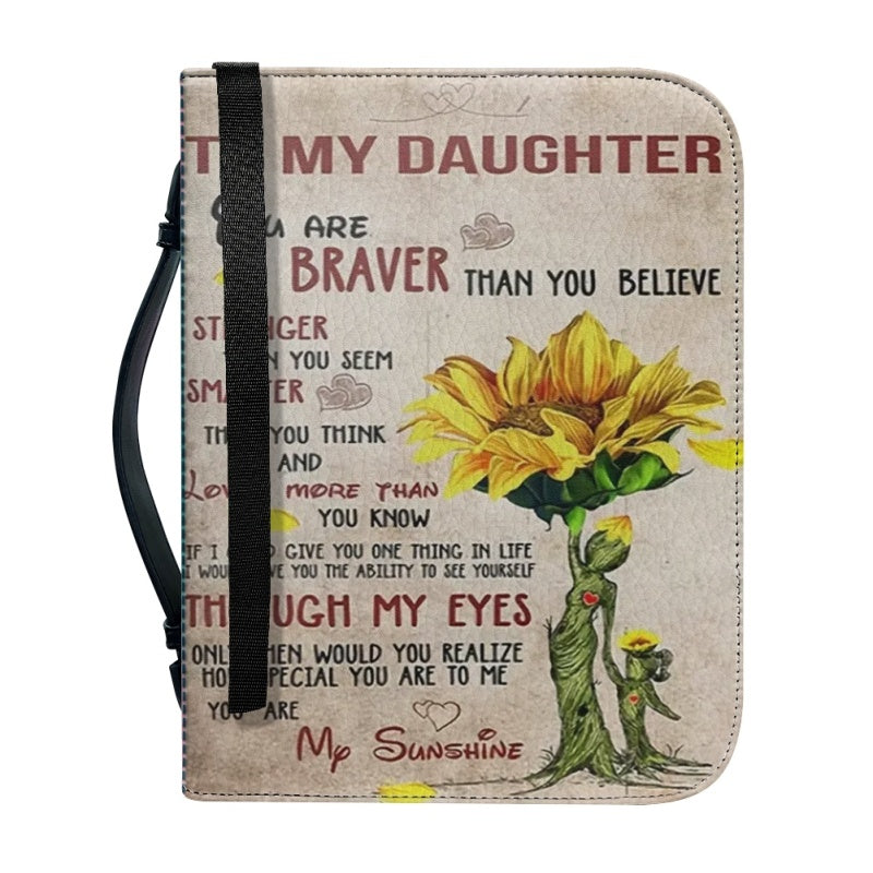 Personalized To My Daughter Bible Cover