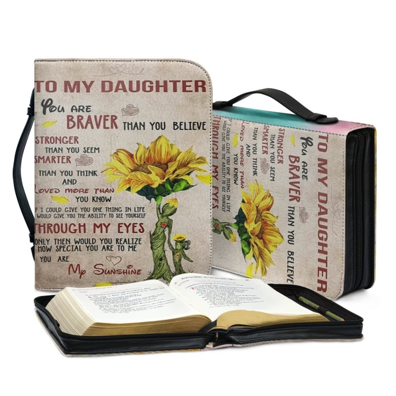Personalized To My Daughter Bible Cover