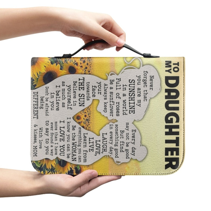 To My Daughter Personalized Bible Cover