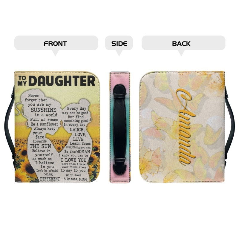 To My Daughter Personalized Bible Cover