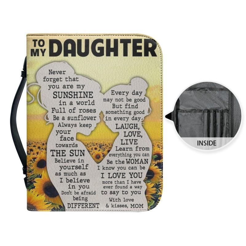 To My Daughter Personalized Bible Cover