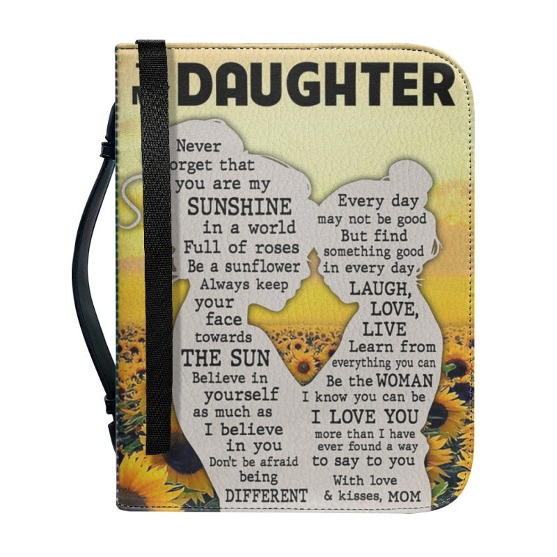 To My Daughter Personalized Bible Cover