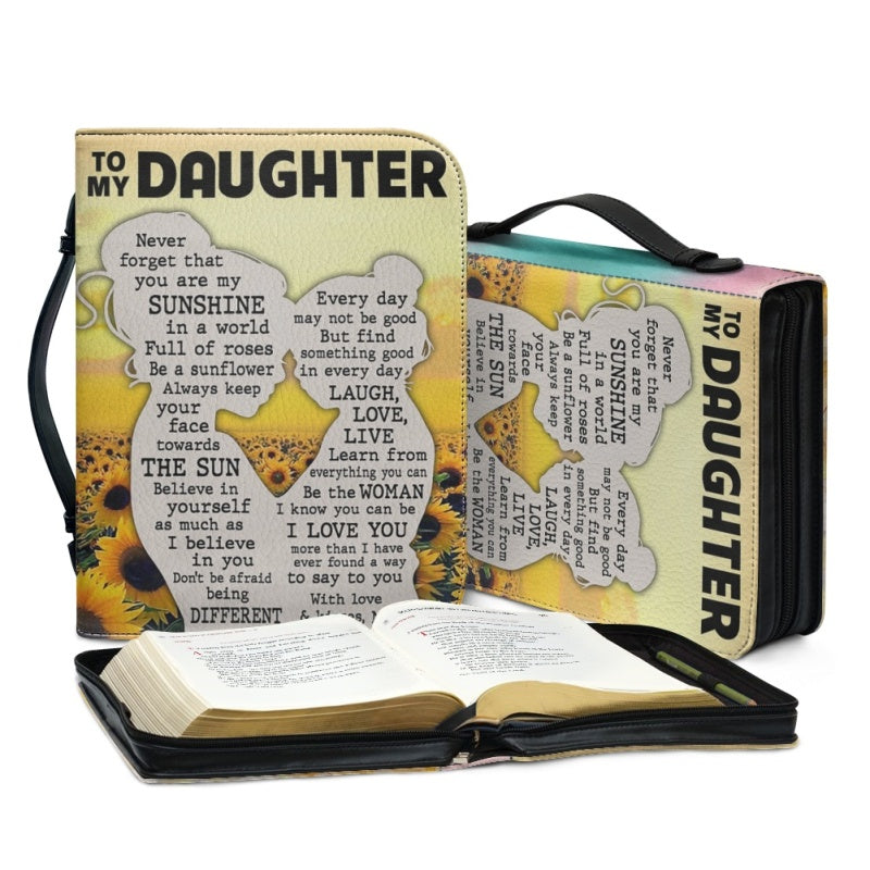 To My Daughter Personalized Bible Cover