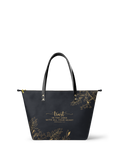 Trust Proverbs 3:5 Christian Leather Tote Bag