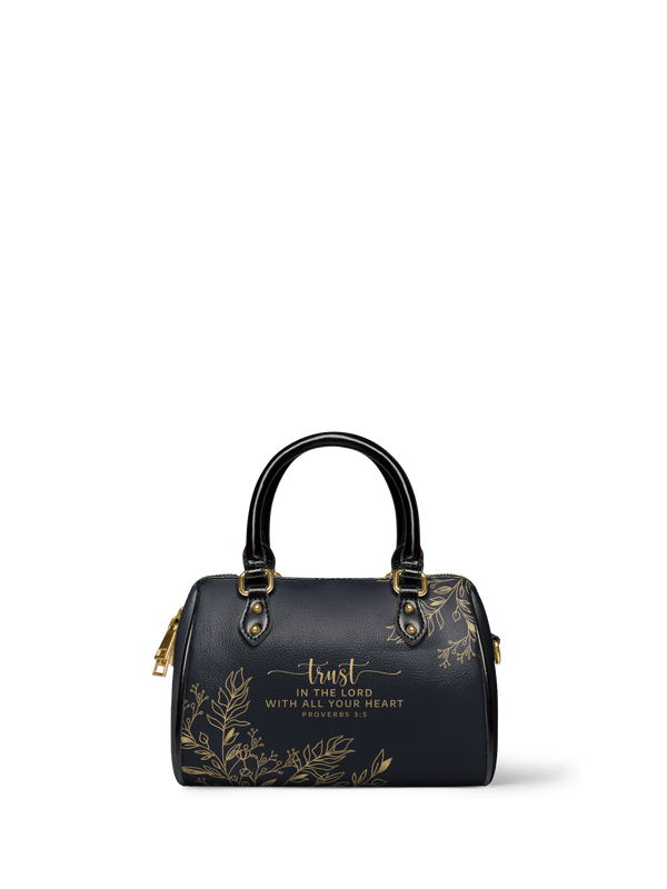 Trust Proverbs 3:5 Christian Mini Satchel Bag