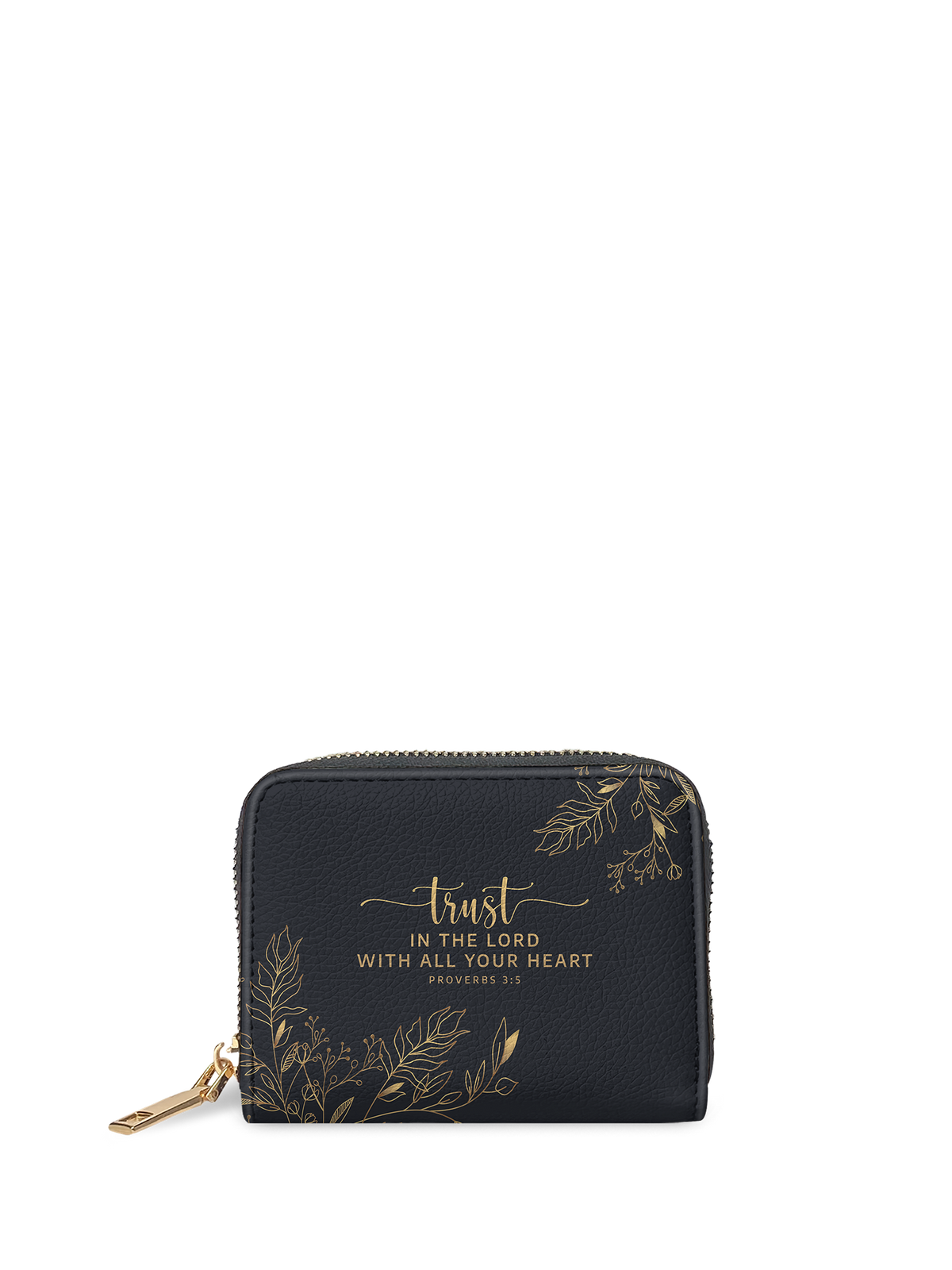 Trust Proverbs 3:5 Bible Verse Mini Wallet