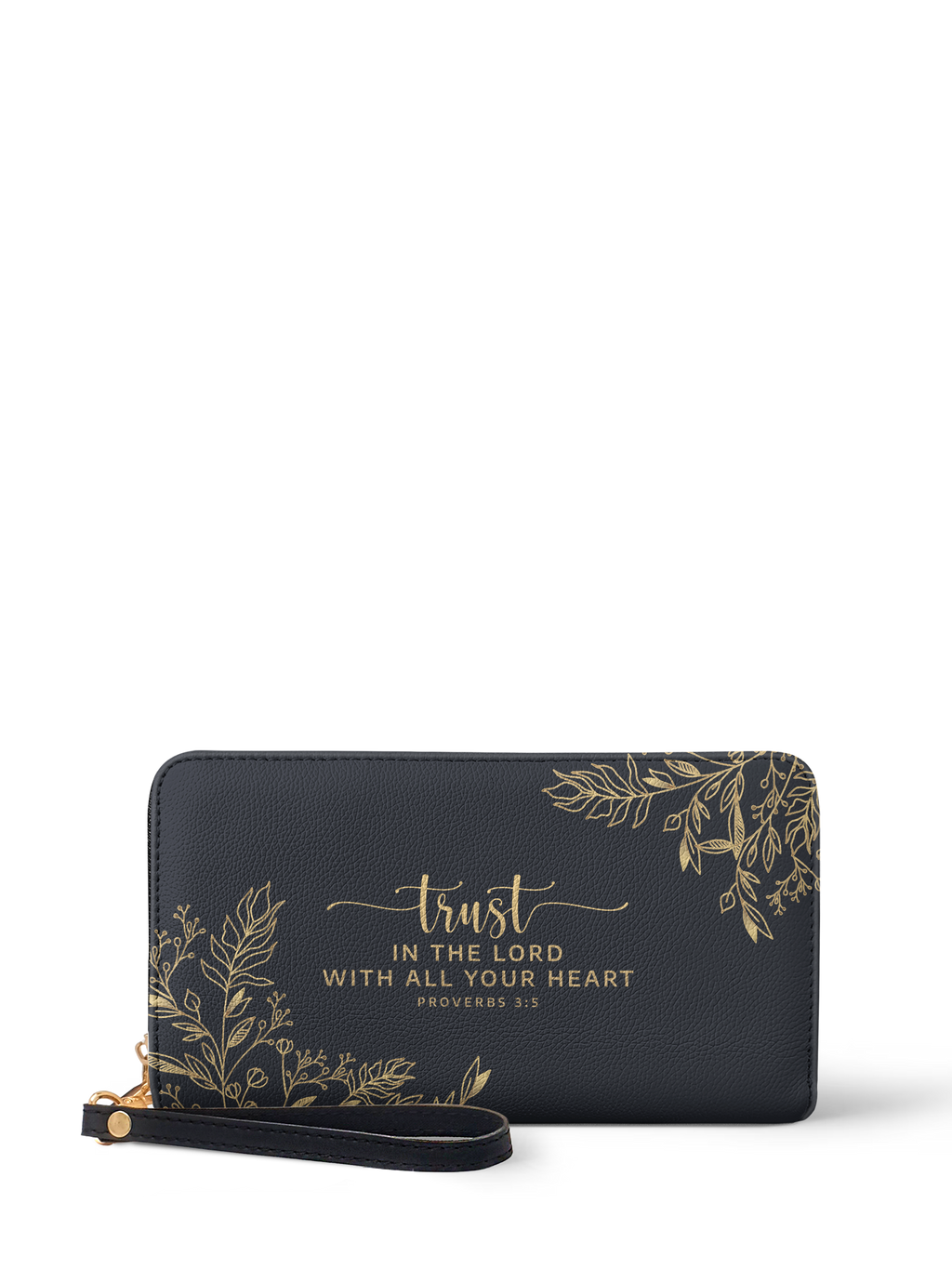 Trust Proverbs 3:5 Bible Verse Wallet