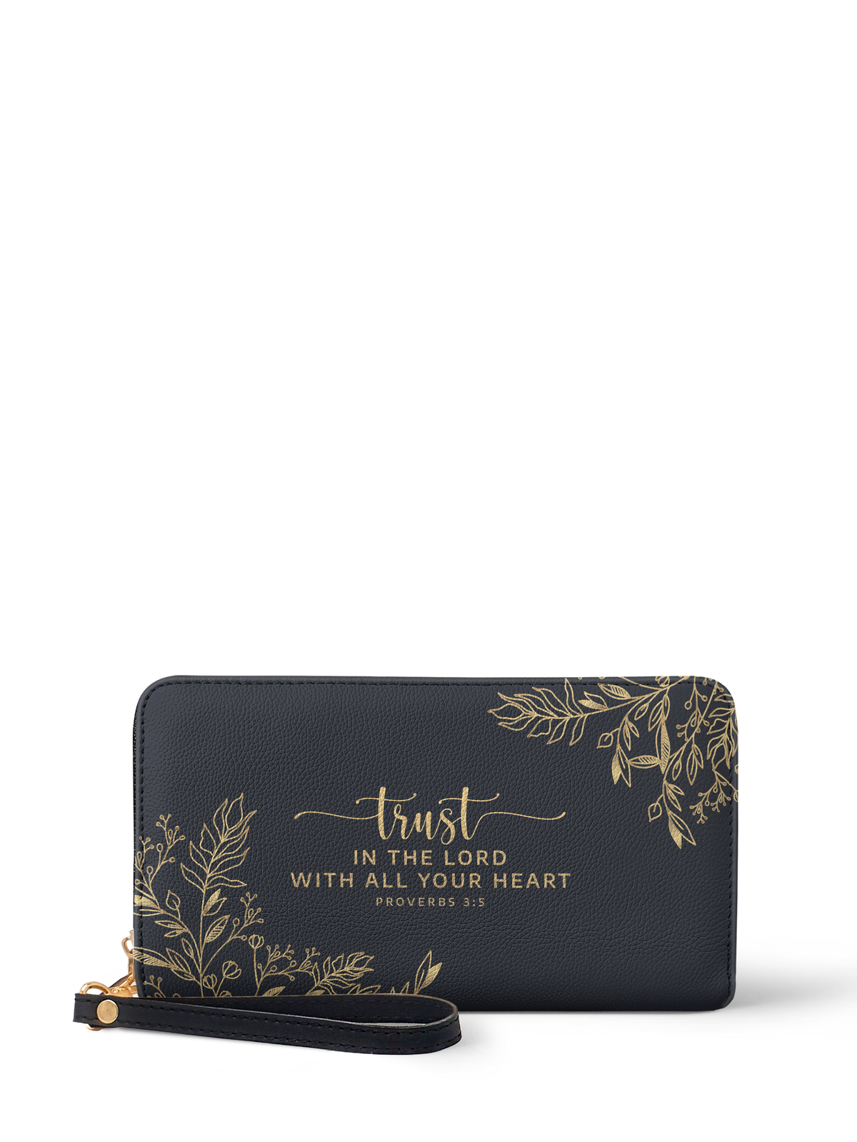Trust Proverbs 3:5 Bible Verse Wallet