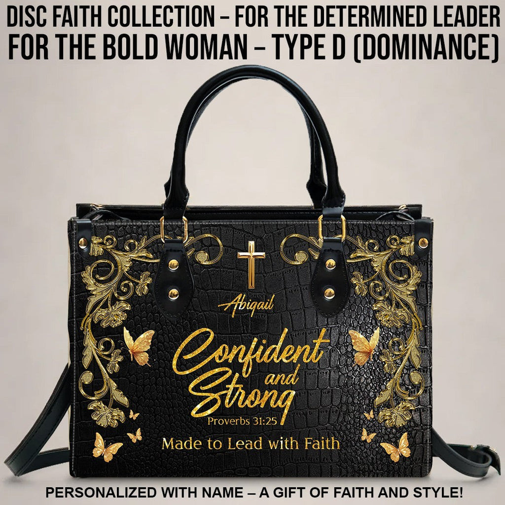 Personalized DISC Faith Christian Leather Handbag