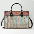 Custom Name Meaning Christian Leather Tote Bag