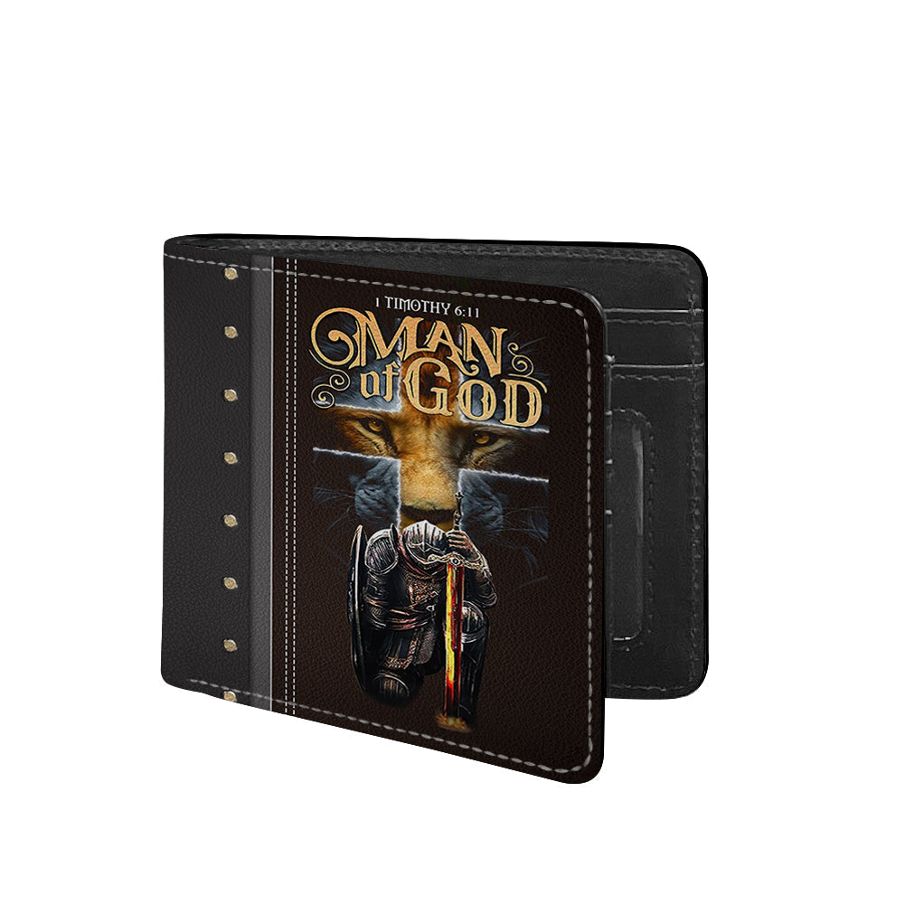 Personalized Son of the King Men's Leather Wallet