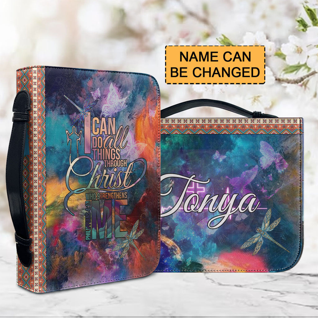 Personalized I Can Do All Things Bible Cover