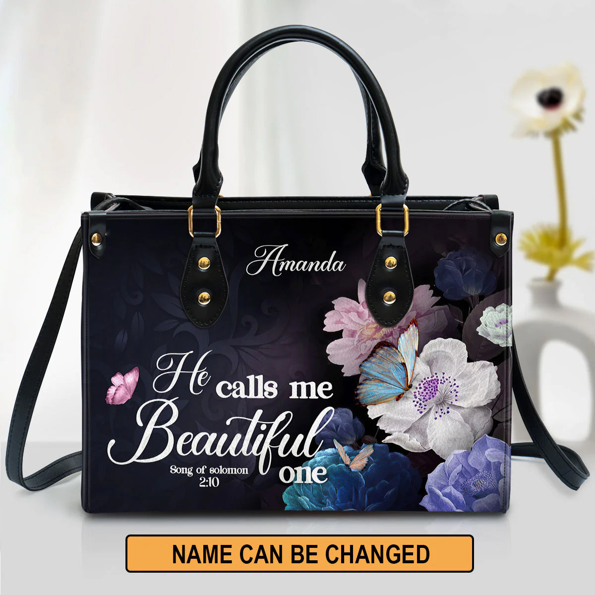 Personalized He Calls Me Beautiful One Tote Bag