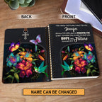 Personalized "For I Know The Plans" Spiral Prayer Journal