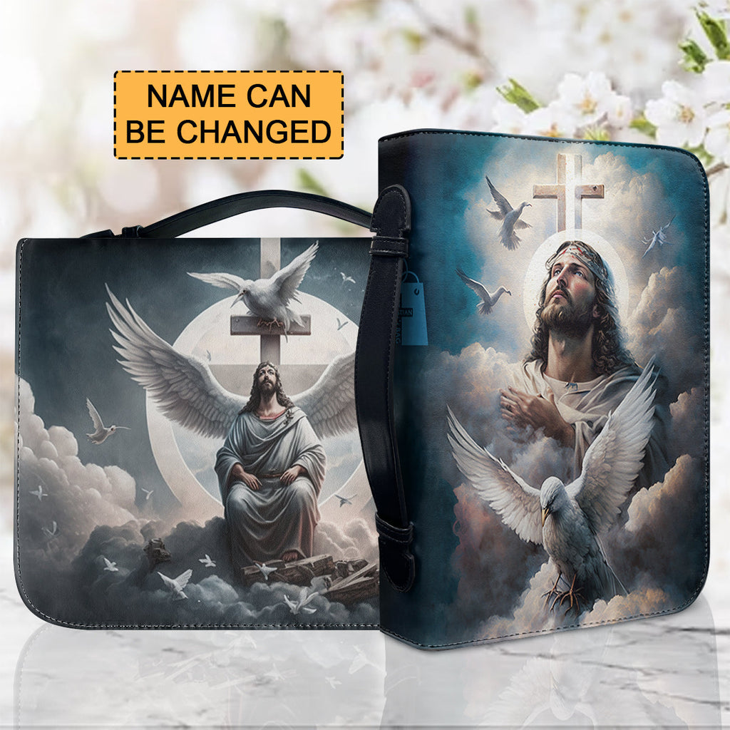 Heavenly Ascent Dove Personalized Bible Cover