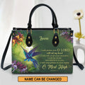 I Will Praise You Personalized Leather Tote Bag
