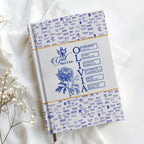 Personalized Floral "God Says I Am" Leather Journal