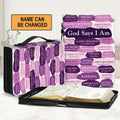 Personalized What God Says About You Bible Cover