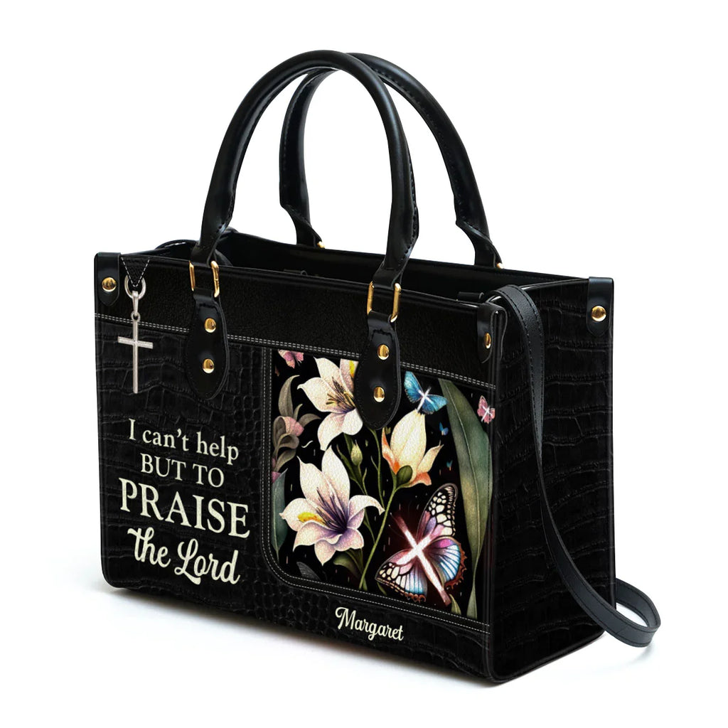 Praise The Lord Personalized Leather Handbag