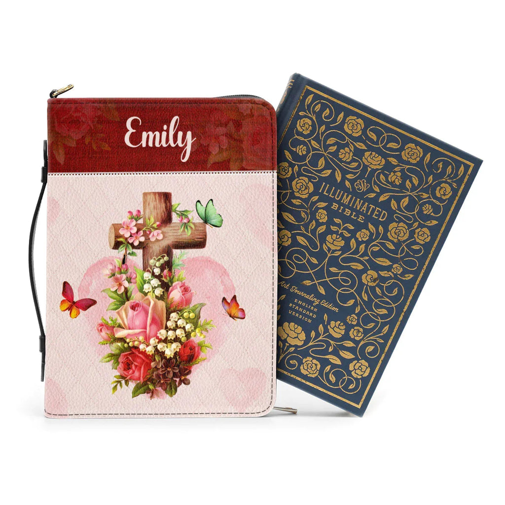 Personalized God So Loved The World Bible Cover