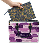 Personalized What God Says About You Leather Tote
