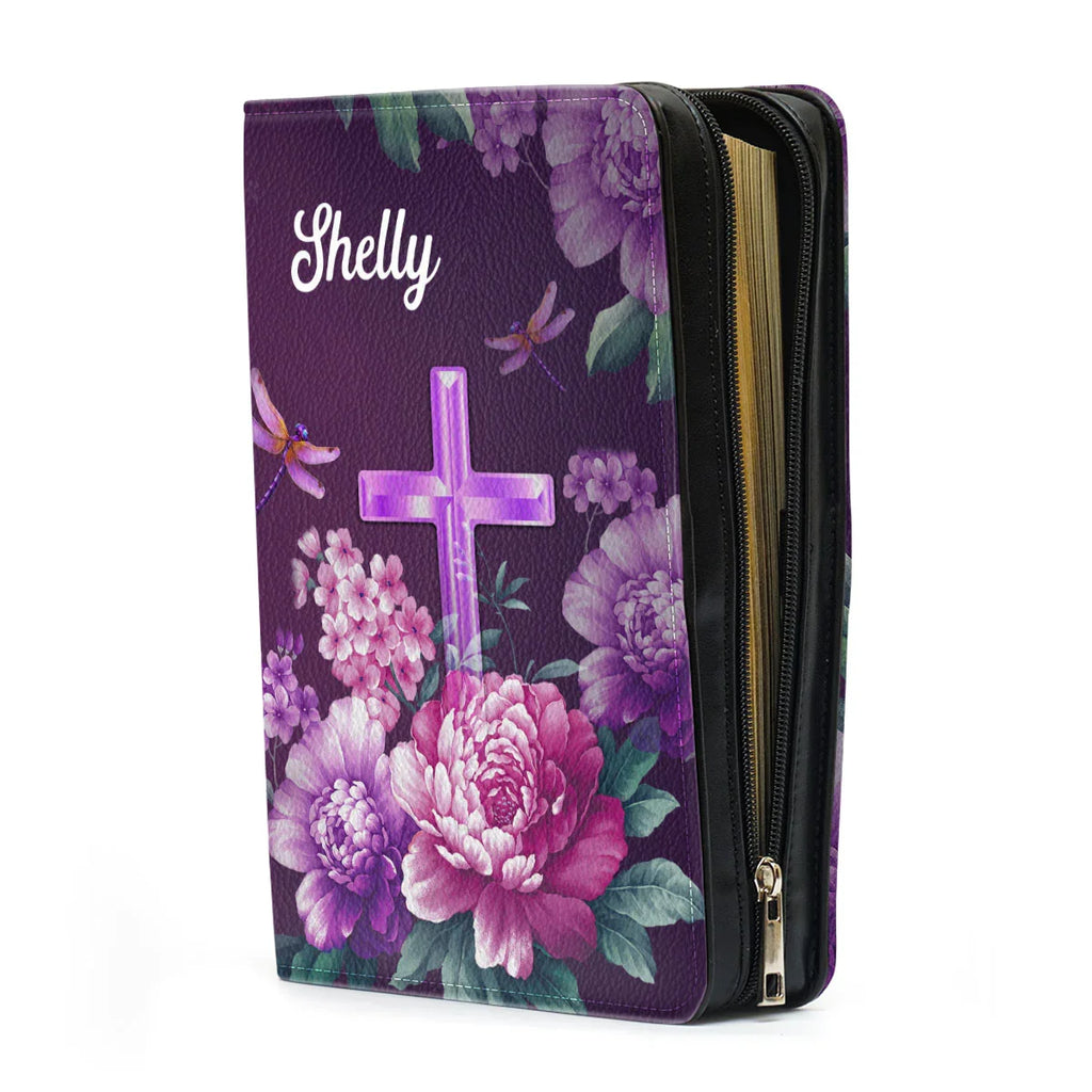 Personalized Psalm 34:1 Bible Cover Case