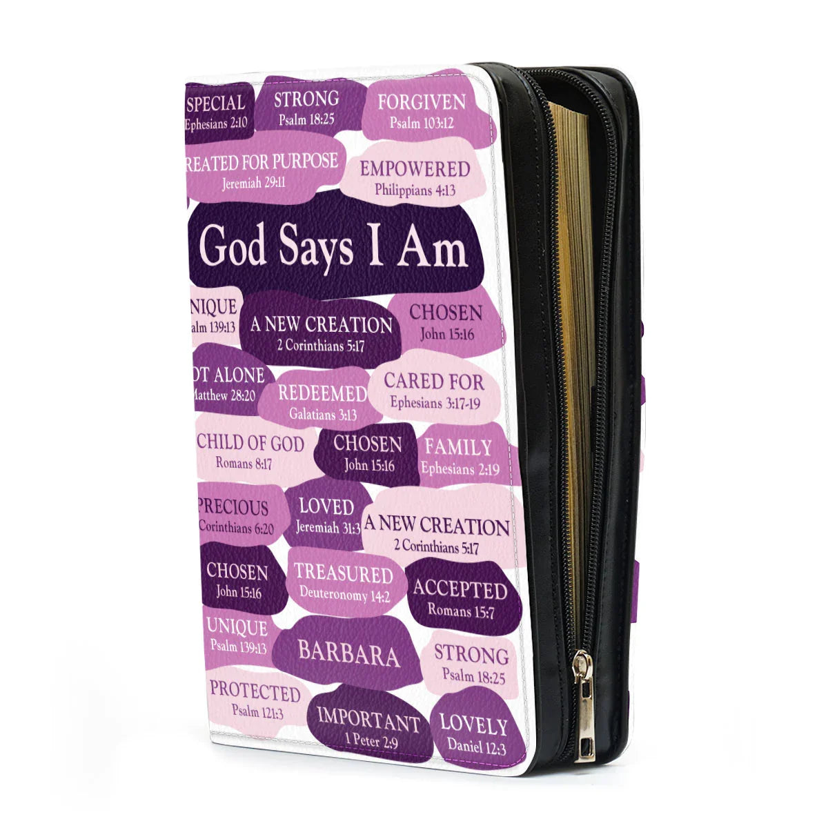 Personalized What God Says About You Bible Cover