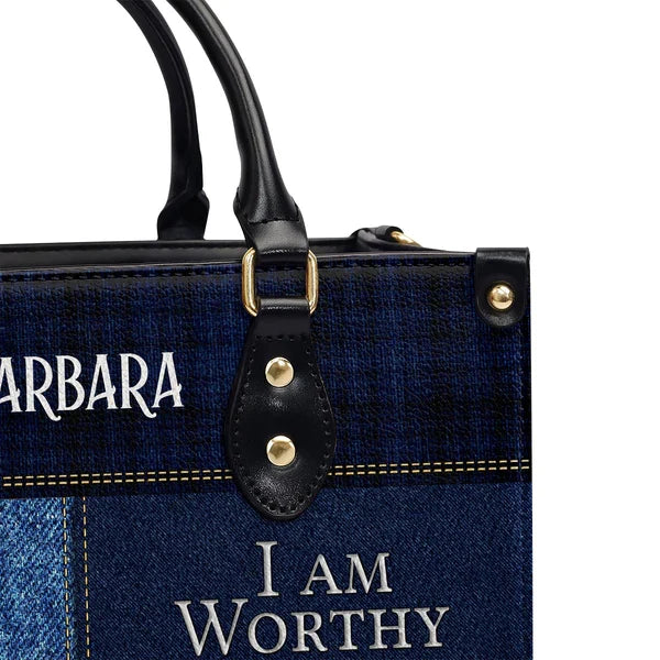 I Am Strong, I Am Worthy Personalized Tote Bag