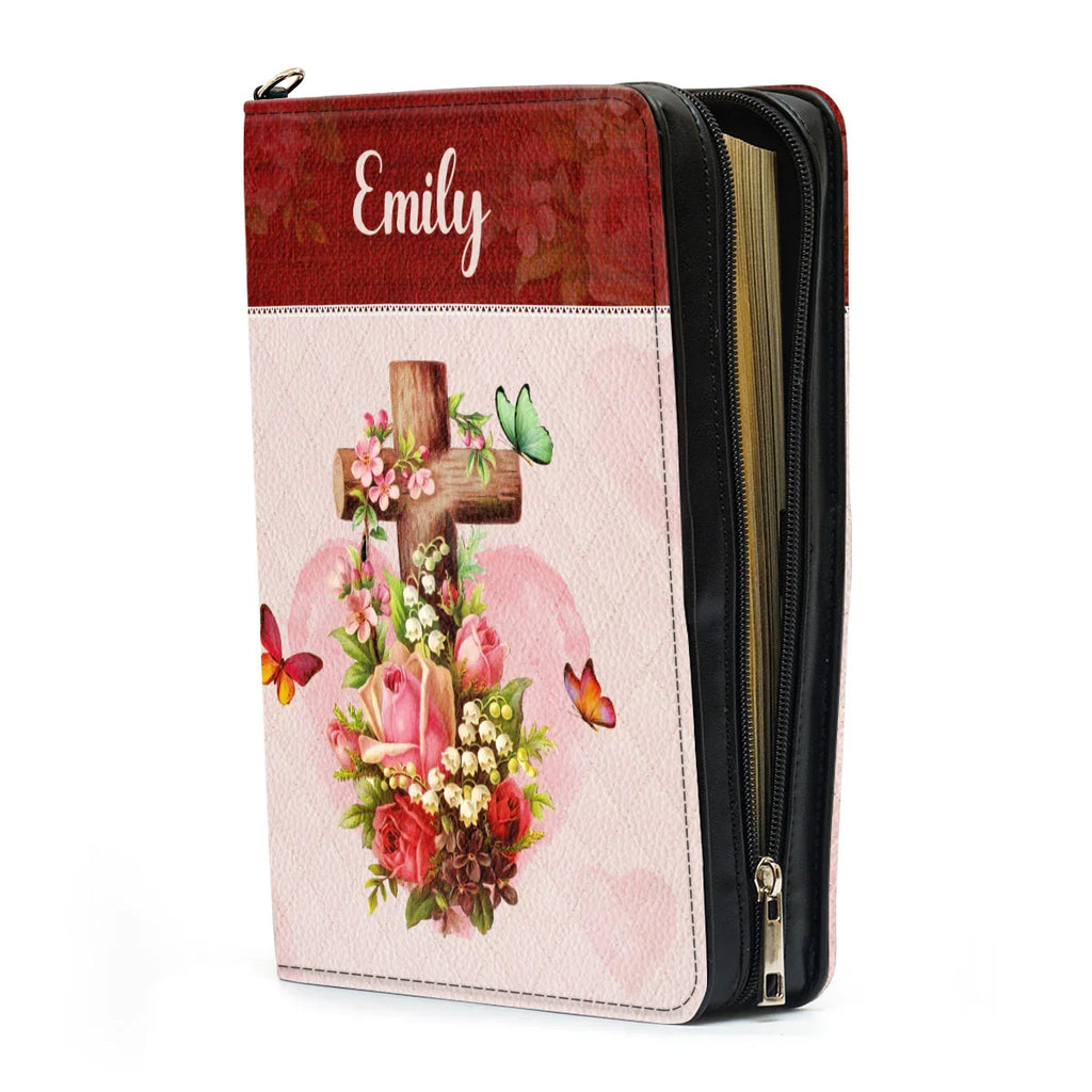 Personalized God So Loved The World Bible Cover
