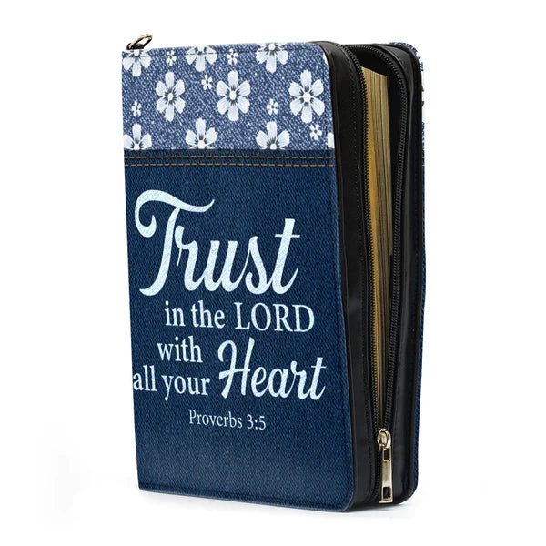 Personalized Trust In The Lord Daisy Bible Cover