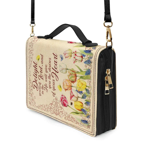 Delight in the Lord Personalized Bible Cover