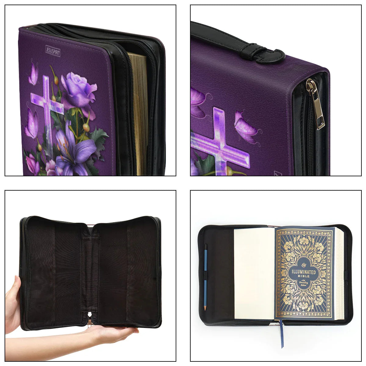 Personalized Mark 11:24 Floral Bible Cover