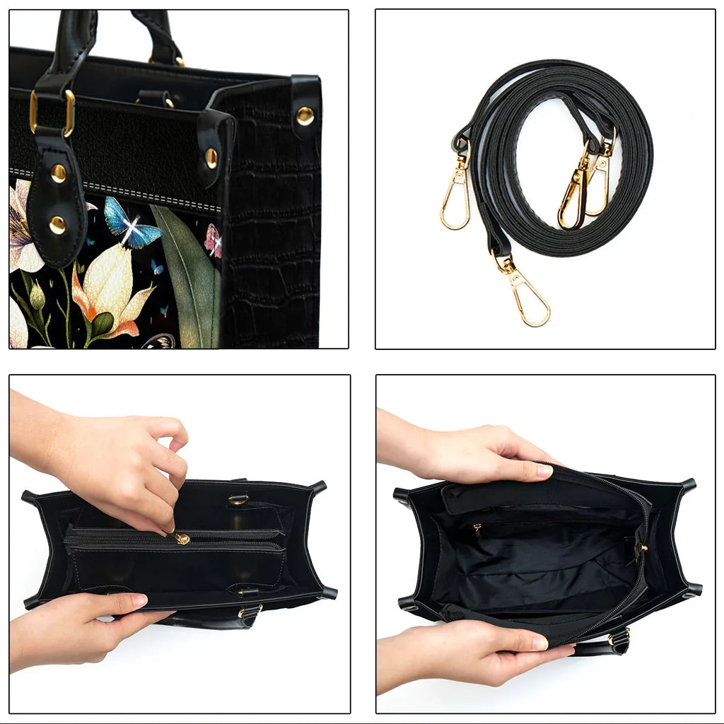 Praise The Lord Personalized Leather Handbag